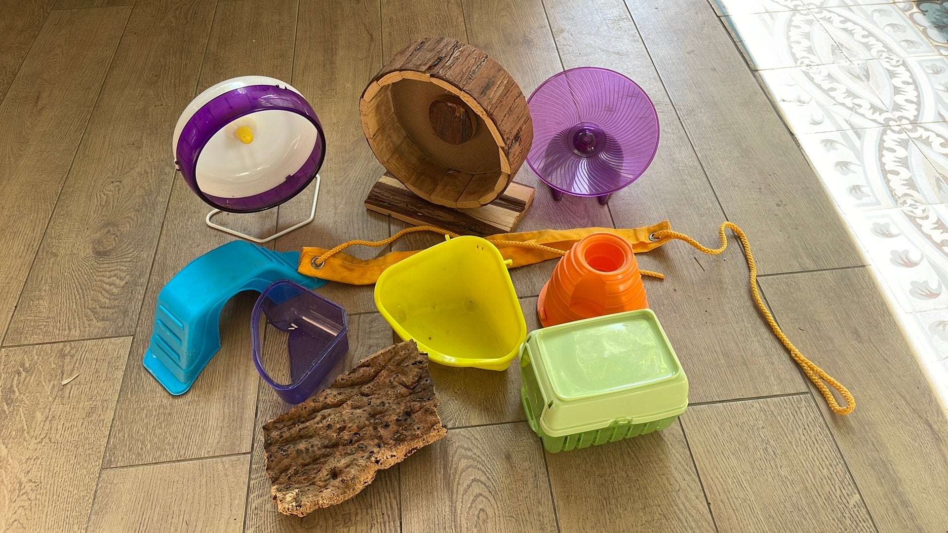 Hamsterkooi toebehorenset, Enlèvement, Utilisé, Roue