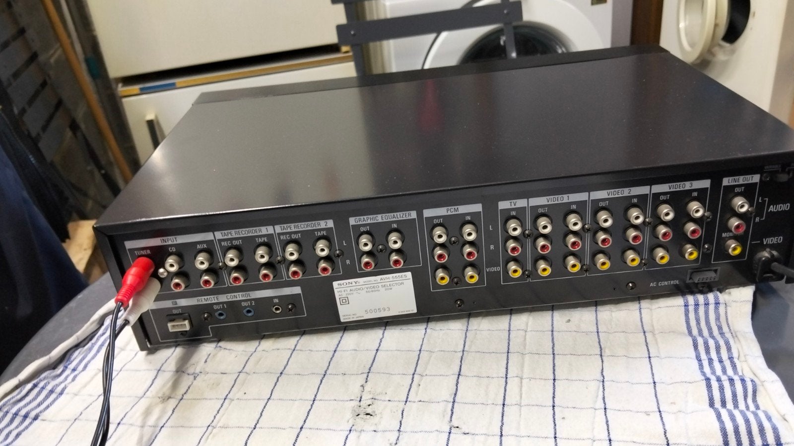 Sony AV-selector, Ophalen, Sony
