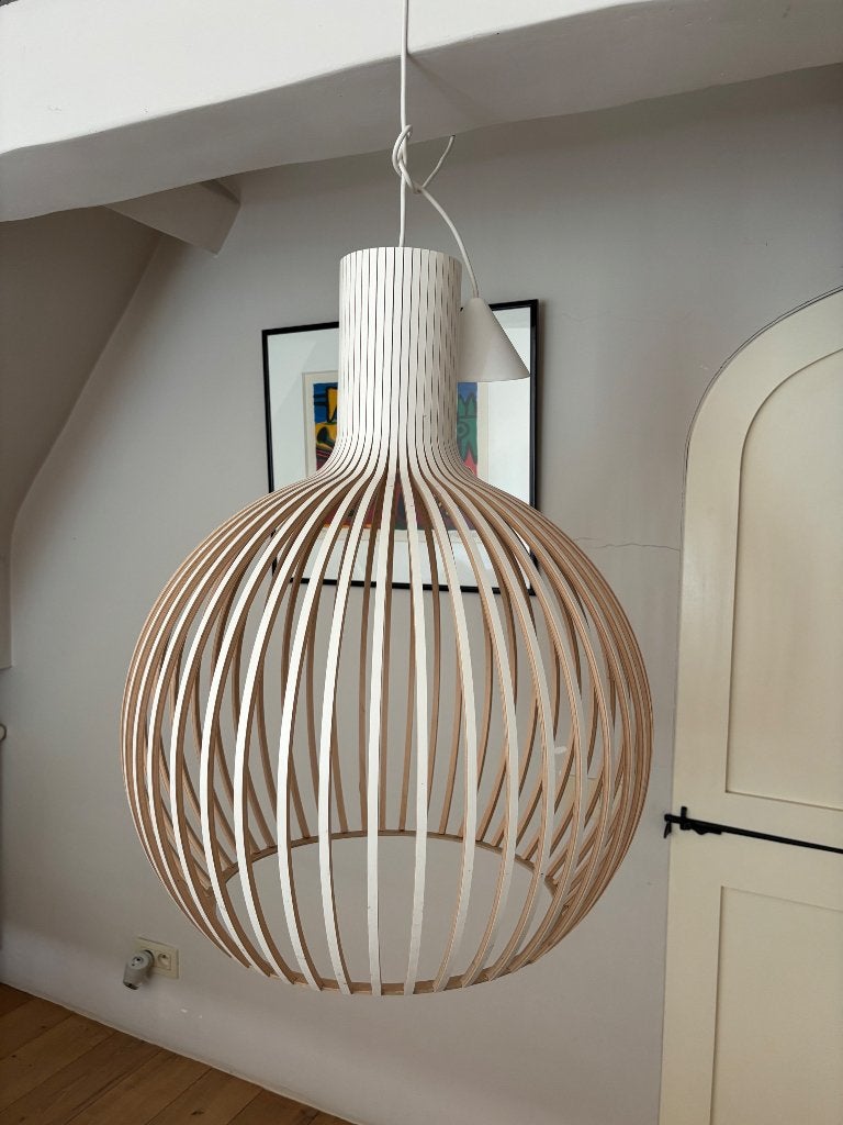 Hanglamp, Ophalen, Nieuw, Hout, E27 (groot)