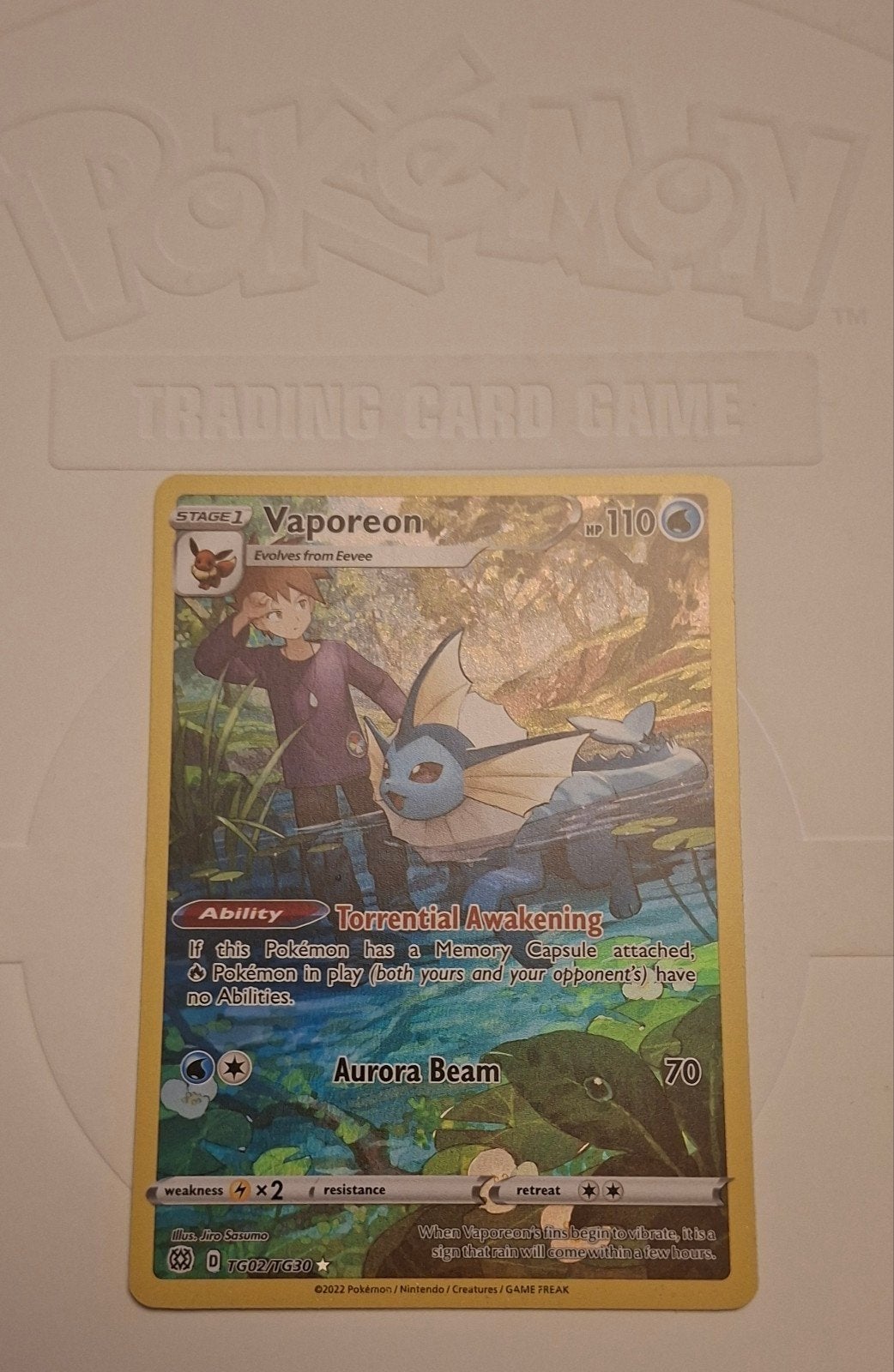 Vaporeon -  Brilliant Stars Trainer Gallery, Ophalen of Verzenden
