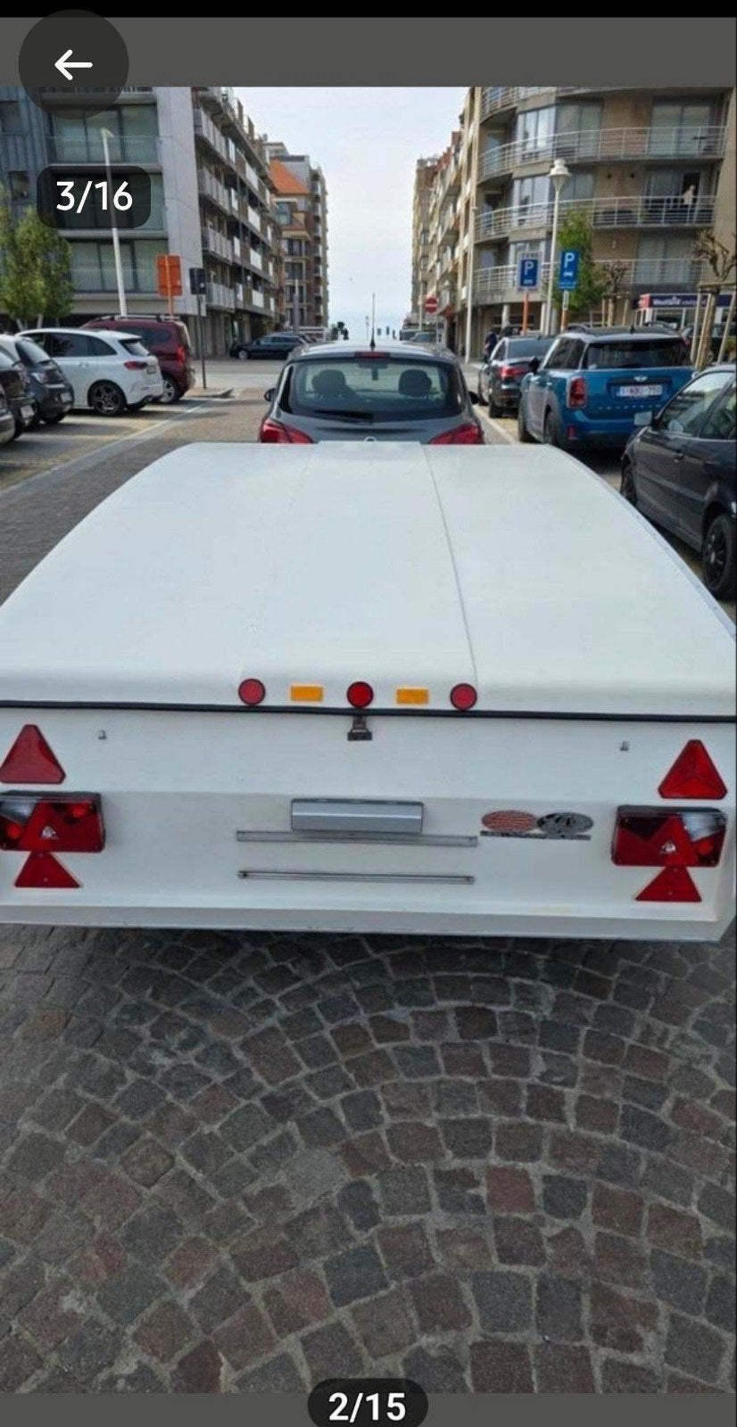 caravan 2 personen. met kleine tafel., Bedrijf, Tot 500 kg