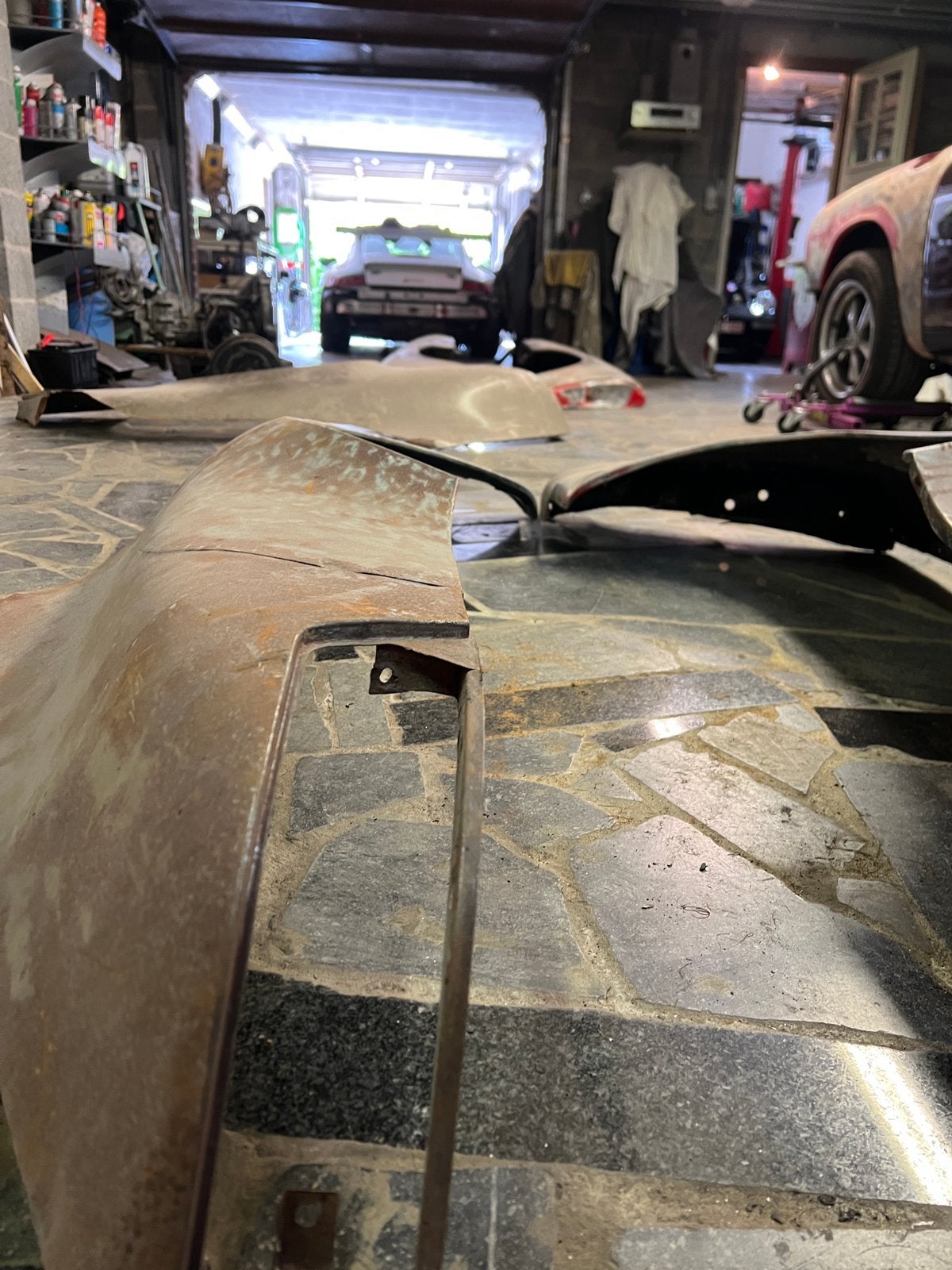 Porsche 912 G ou F ailes avec extensions turbo tôles, Enlèvement, Porsche