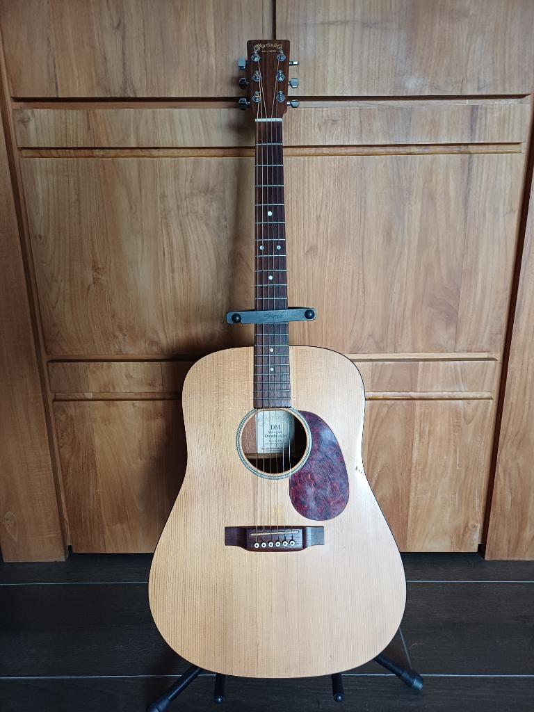 Martin DM Acajou Dreadnought 1998, Enlèvement, Utilisé, Guitare Western ou Guitare Folk, Avec valise