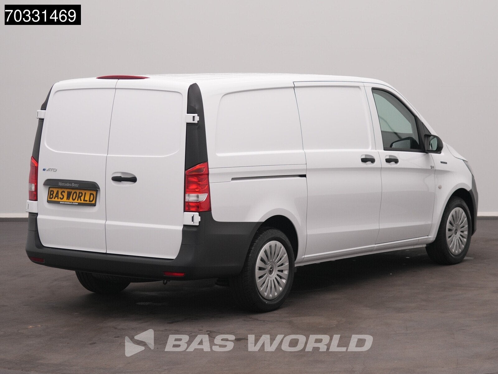 Mercedes eVito 112 Elektrisch 66kWh 286km WLTP L2H1 Airco Cr, Auto's, Automaat, Stof, Euro 6, 116 pk