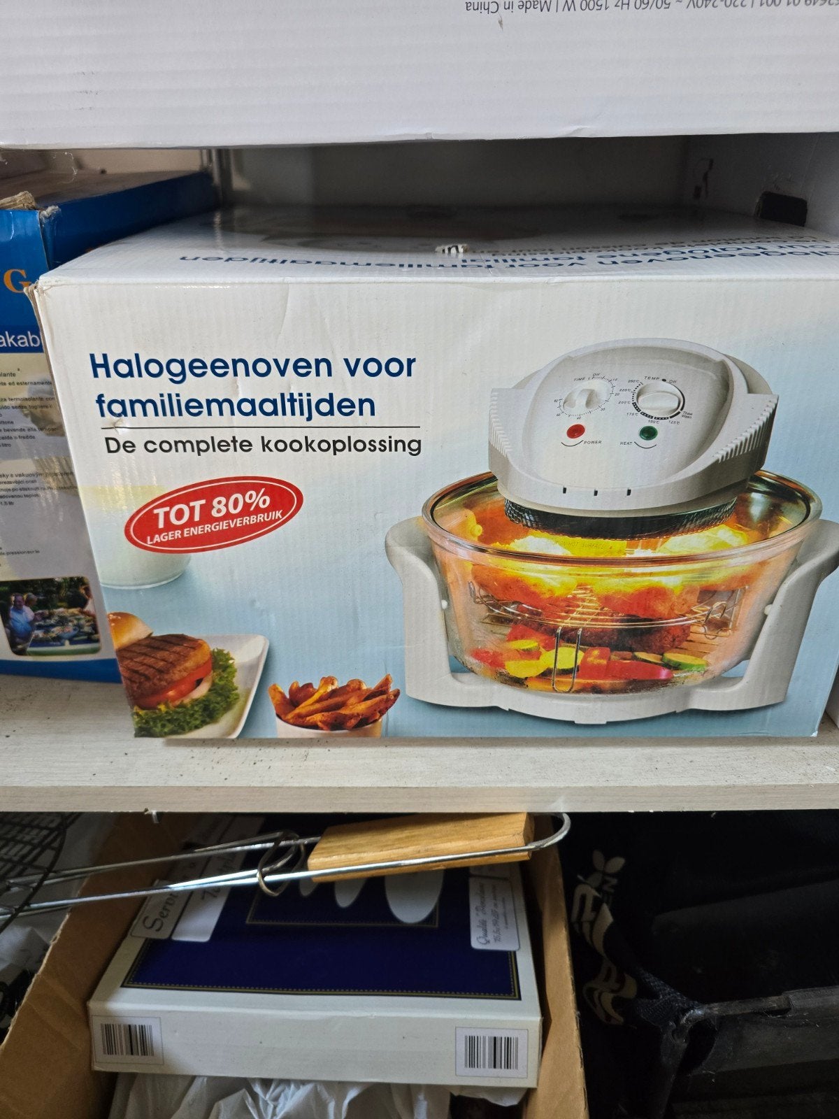Hallogeenoven nooit gebruikt dus nieuw, Electroménager, Fours, Neuf, Four halogène, Moins de 45 cm, Enlèvement