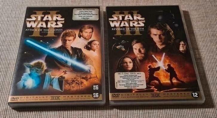 2x 2-disc set "Star Wars 2&3", Ophalen of Verzenden, Zo goed als nieuw, Fantasy