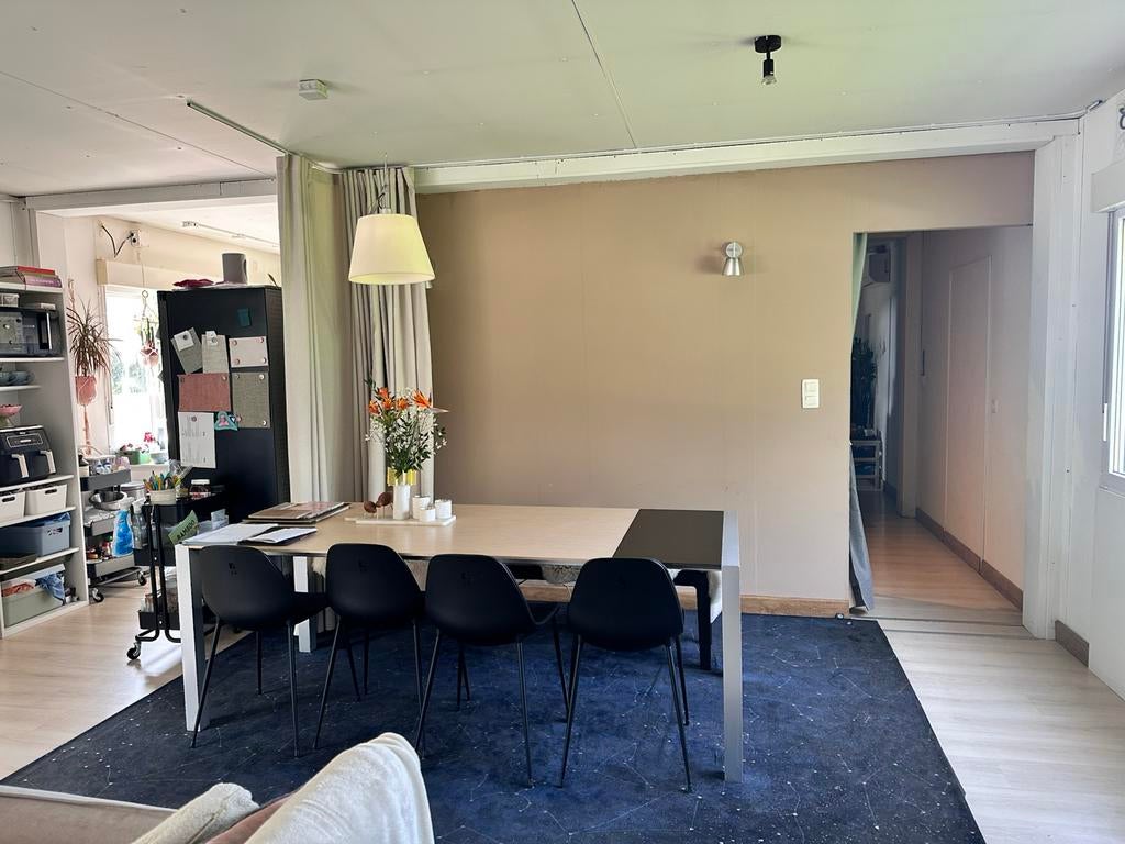 Woonunit/wooncontainer (2-3 slaapk)–90 m² + opslagunit 18 m², Enlèvement