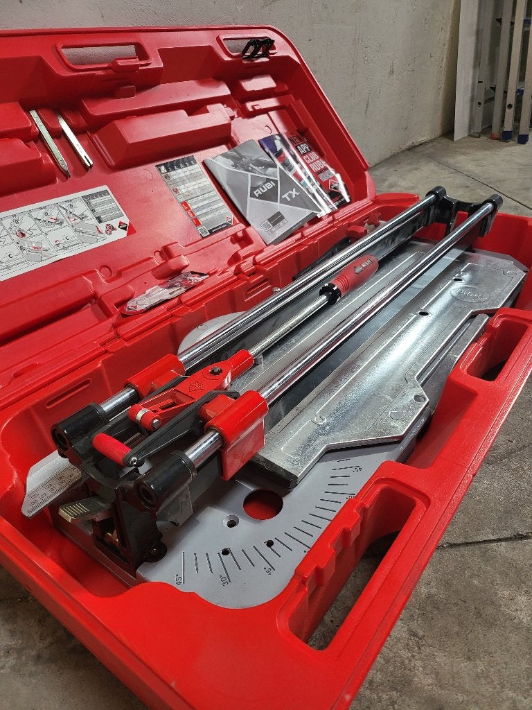 Rubi Proffesionele Tegelsnijder TX -N 700 | Met koffer, Ophalen of Verzenden, Zo goed als nieuw, Vloertegels