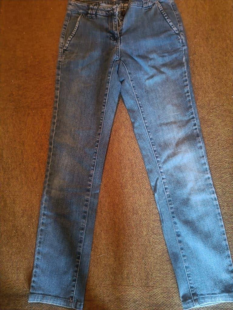 Jeansbroek kind, Enfants & Bébés, Enlèvement, Comme neuf, Garçon ou Fille, Pantalon