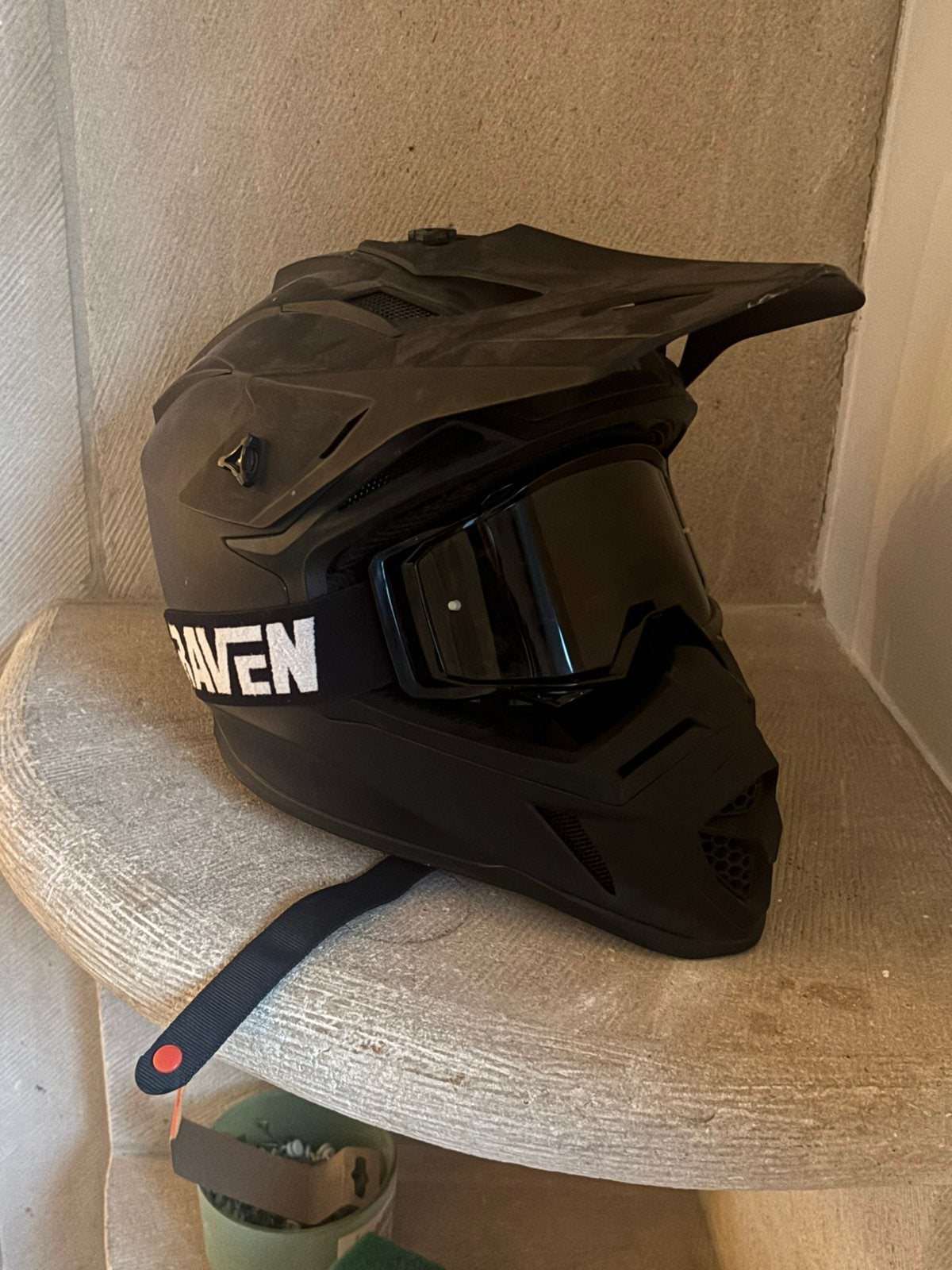 Casque de motocross Raven, Vélos & Vélomoteurs, Enlèvement