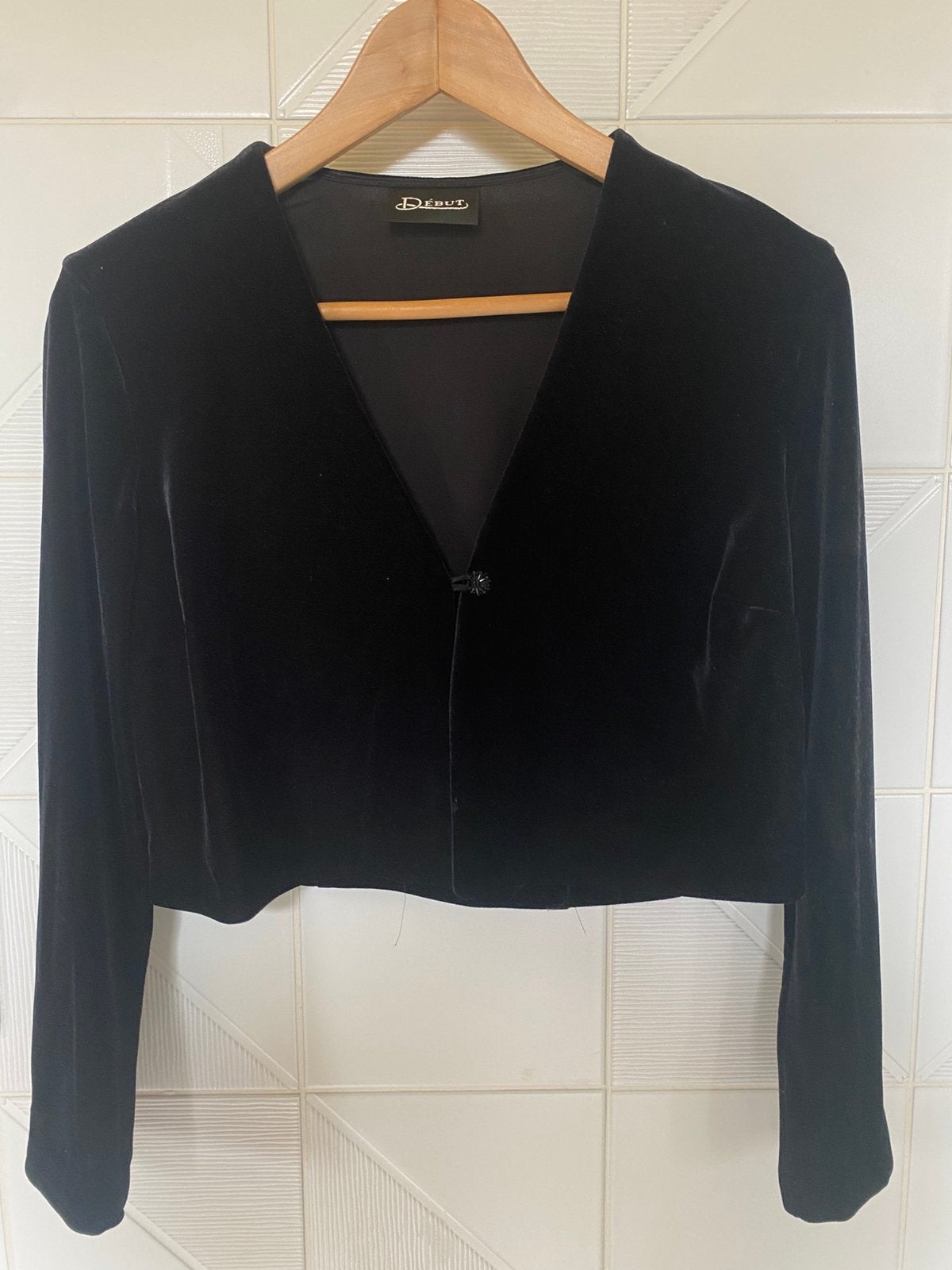 Crop vestje flour van Début, Kleding | Dames, Jasjes, Kostuums en Pakken, Ophalen of Verzenden, Zo goed als nieuw