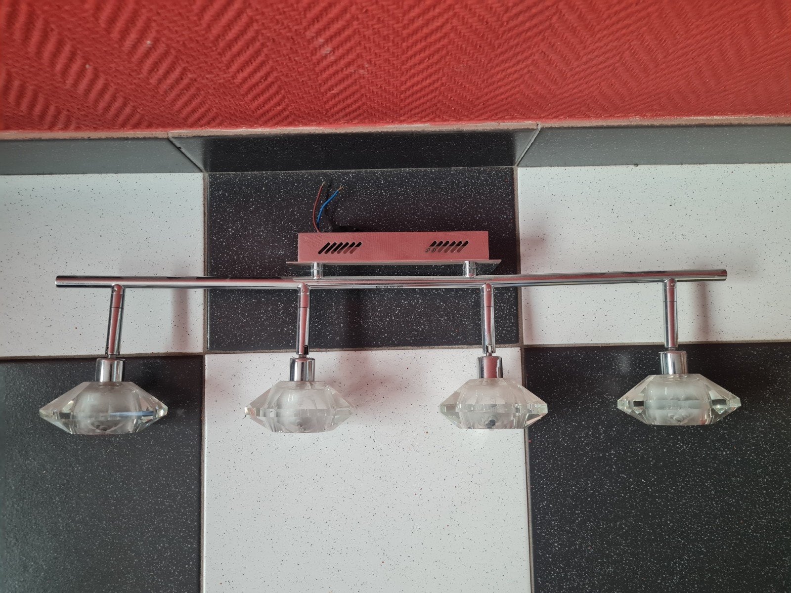 Plafondlamp met 4 lichtpunten, Ophalen