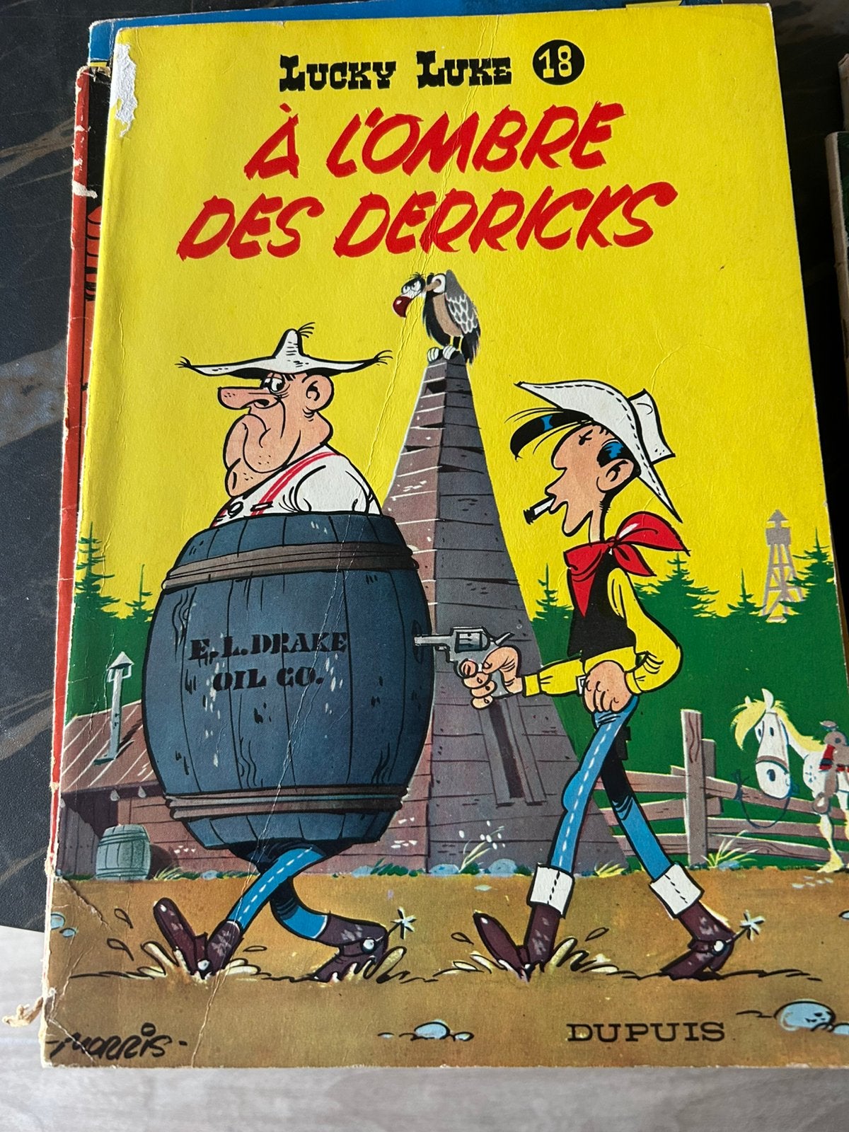 Lucky Luke « A l’ombre des Derricks », Enlèvement ou Envoi, Utilisé