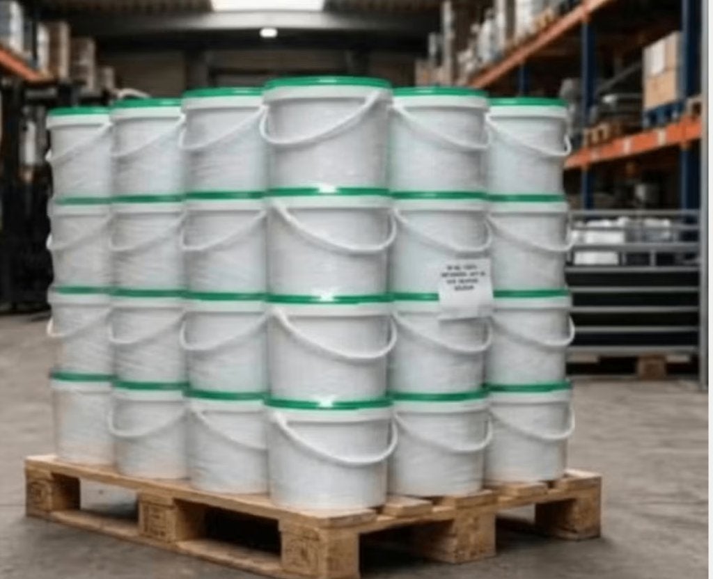 witte muurverf, Doe-het-zelf en Bouw, Ophalen, Gebruikt, Wit, Verf