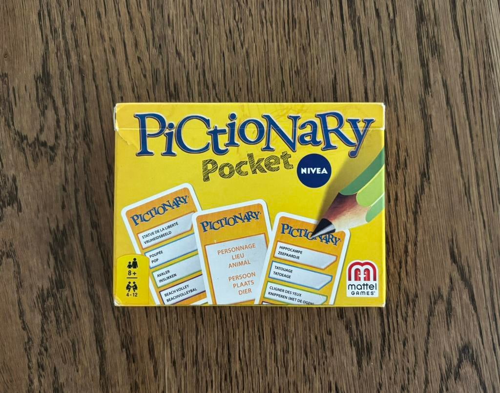 Pictionary, Vijf spelers of meer, Ophalen, Gebruikt