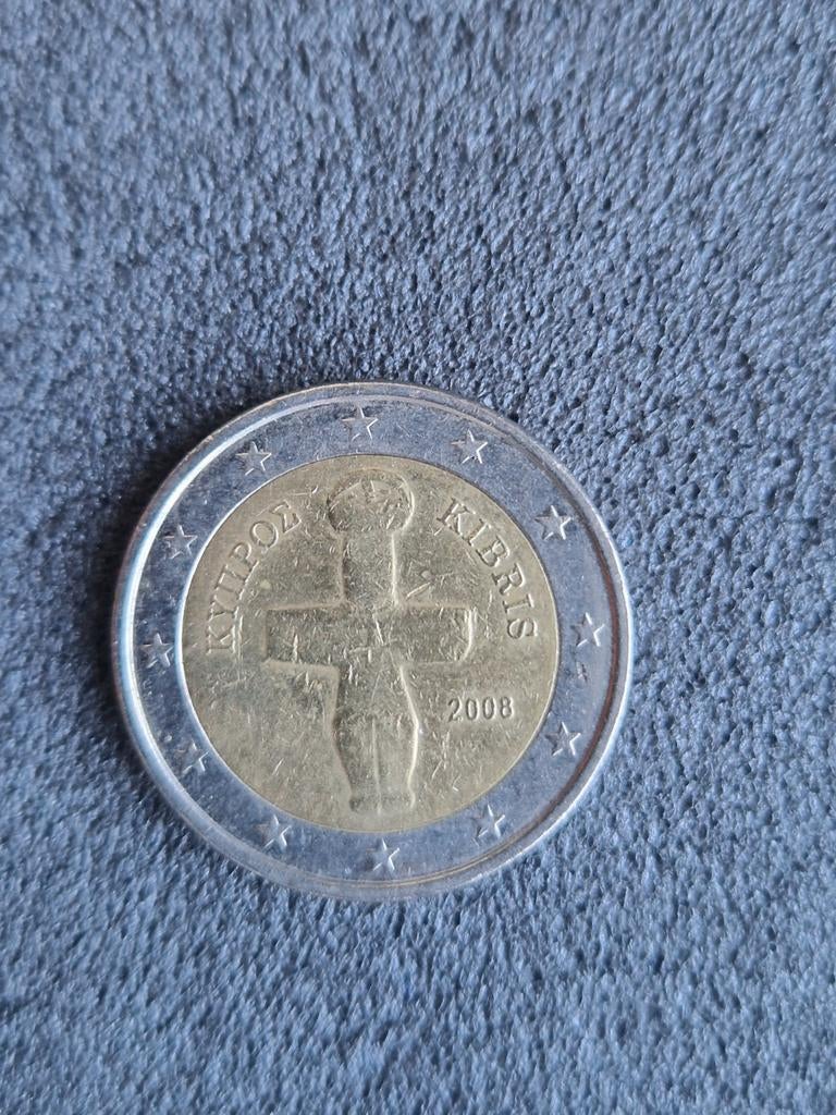 2008, Cyprus  2 Euro Coin, Ophalen of Verzenden, Cyprus, 2 euro