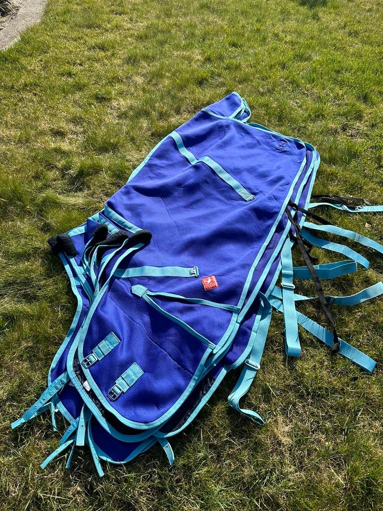 5 stuks paarden vliegen/zomerdekens van première, Ophalen of Verzenden, Gebruikt, Deken
