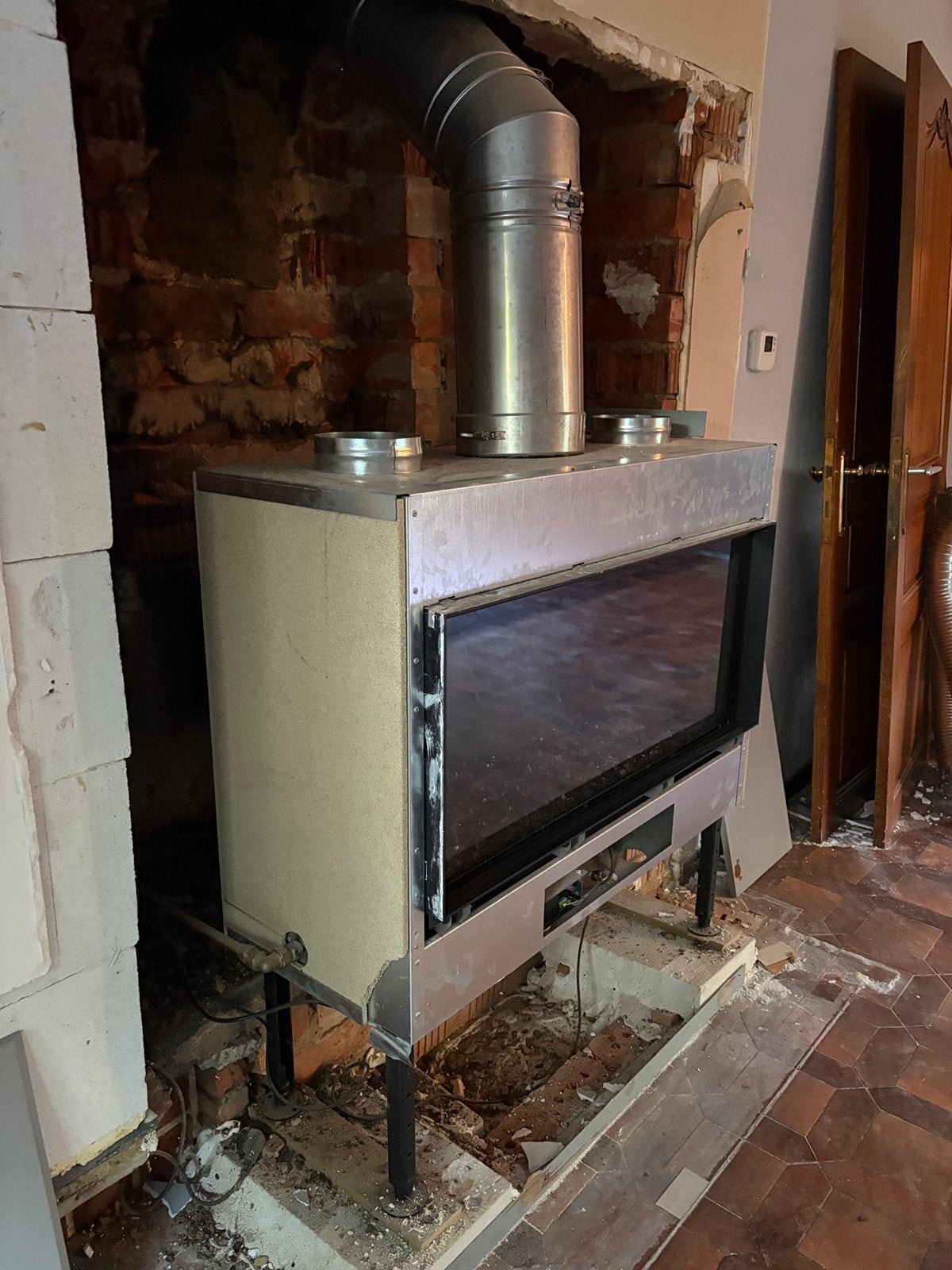 Gashaard, Huis en Inrichting, Kachels, Ophalen, Gebruikt, Gas, Inbouw