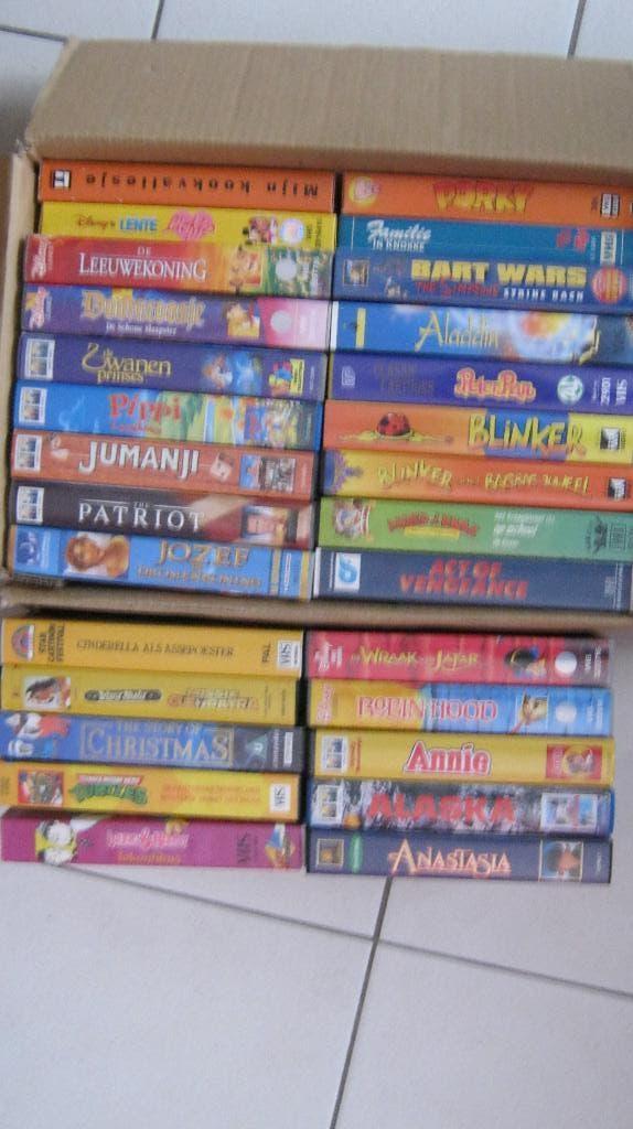 video's kinderfilms, tekenfilms (Disney e.a.), Cd's en Dvd's, Ophalen, Gebruikt
