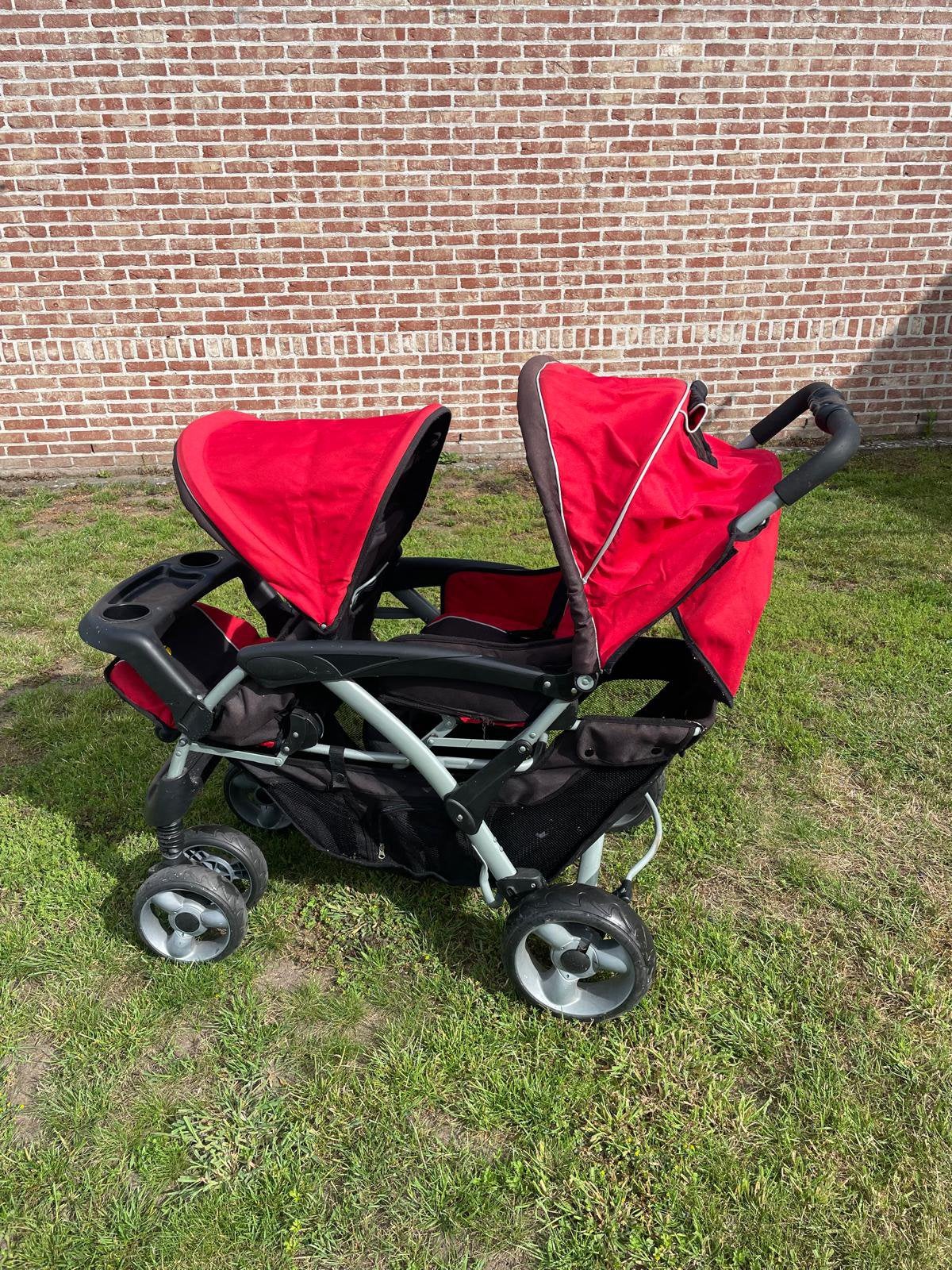 Buggy voor 2 kids, Kinderen en Baby's, Tweelingen en Meerlingen, Ophalen, Gebruikt, Kinderwagen of Buggy