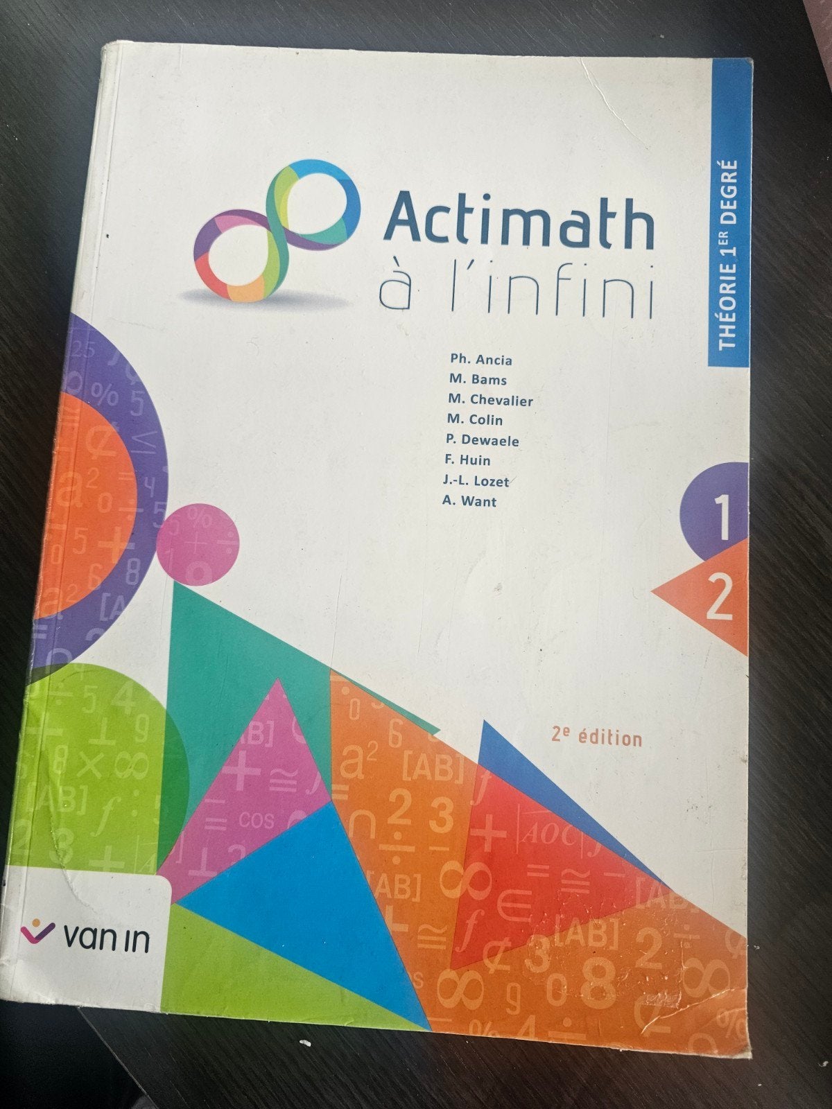Actimath à l'infini théorie 1er degré 2eme édition, Boeken, Studieboeken en Cursussen, Ophalen of Verzenden