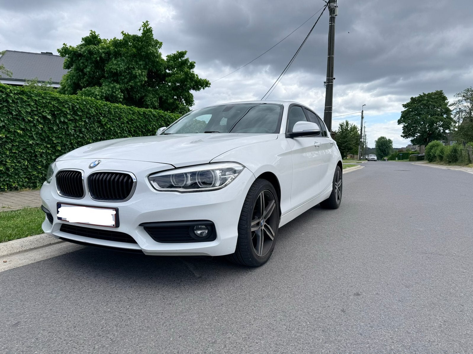 BMW 116i, 1 Reeks, Euro 6, Wit, Handgeschakeld