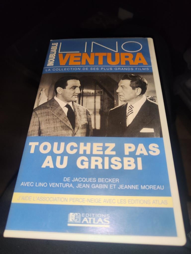 VHS LINO VENTURA TOUCHE PAS AU GRISBI, CD & DVD, Enlèvement, Comme neuf