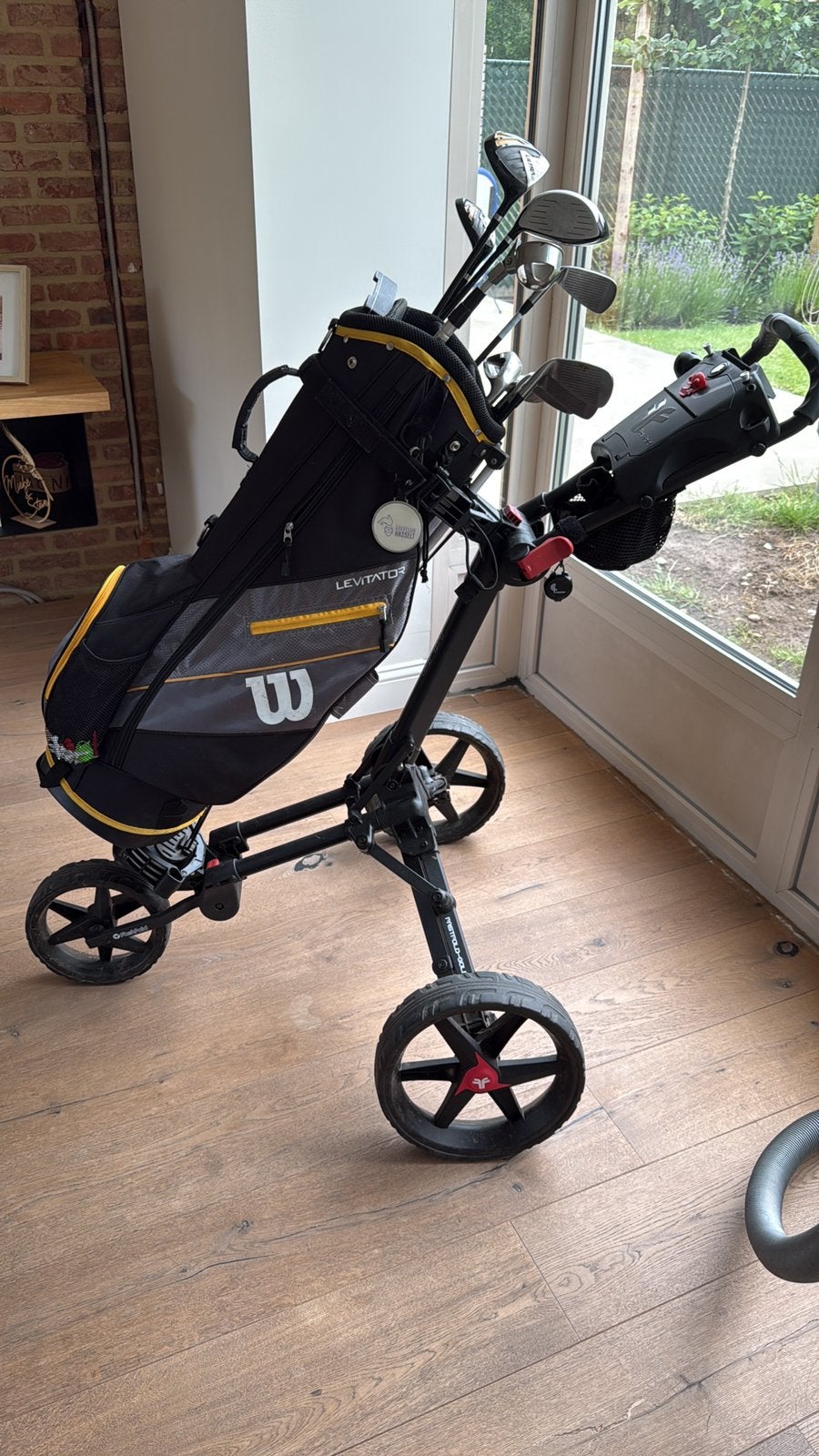 Golf materiaal met trolley, Ophalen, Zo goed als nieuw