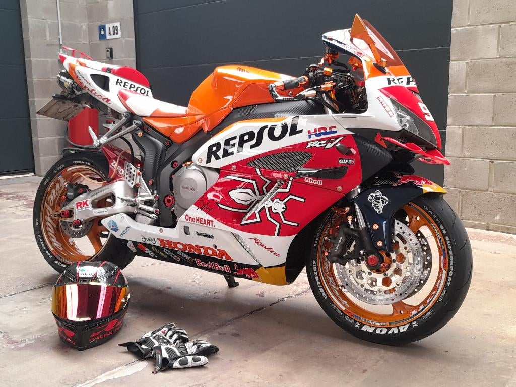 CBR 1000rr motorfiets, Motoren, Sportuitlaat, Occasion, 4 cilinders, Motorrijbewijs A