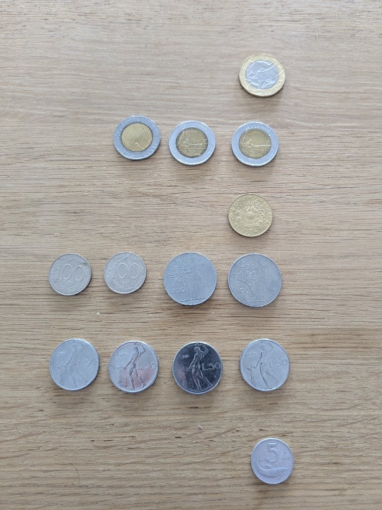 Italiaans lire, Enlèvement ou Envoi, Autres valeurs, Série