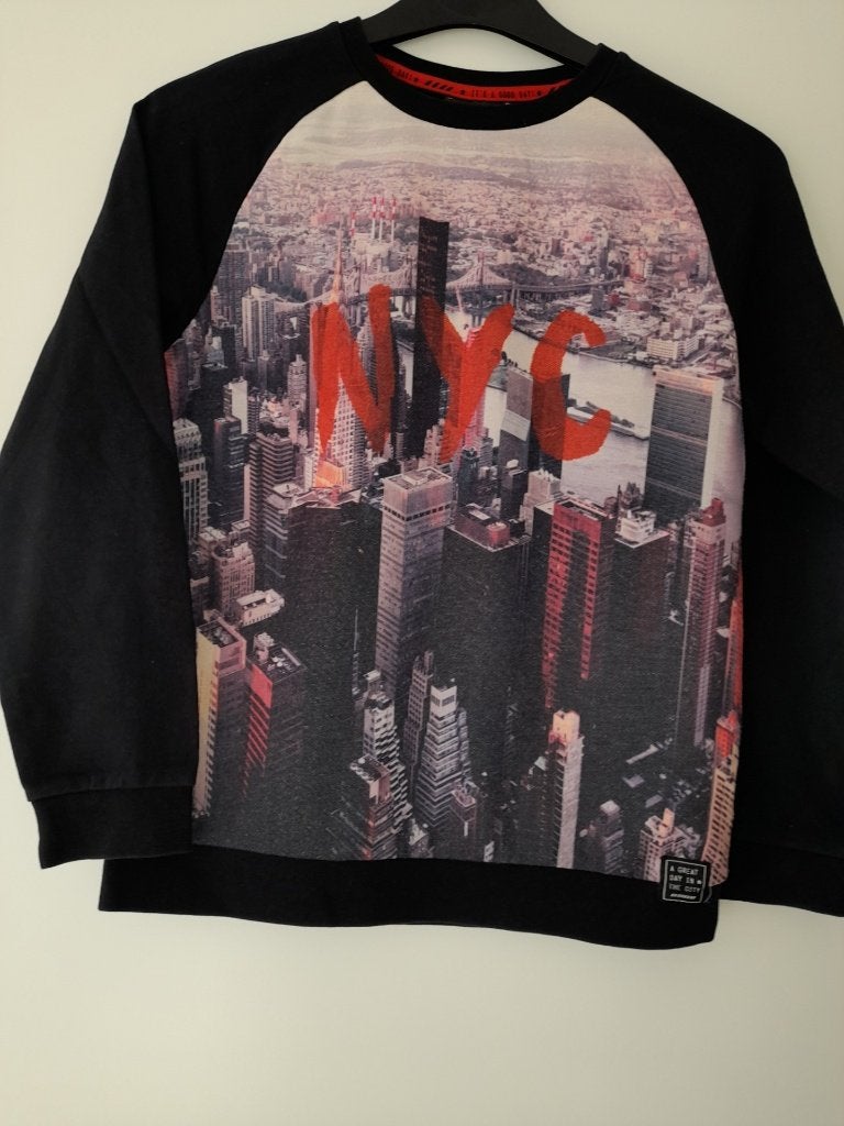 pull NYC taille 146, Enfants & Bébés, Vêtements enfant | Taille 146, Garçon, Enlèvement ou Envoi, Pull ou Veste, Comme neuf