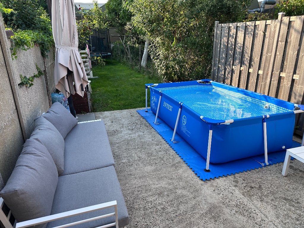 Intex Rectangular Frame Pool 2,60 x 1,60 x 0,65 m, Tuin en Terras, Zwembaden, Ophalen, Gebruikt, Minder dan 80 cm, Minder dan 200 cm