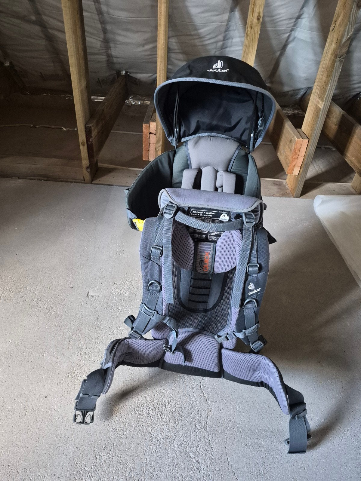 Deuter draagrugzak kid comfort 1 plus, Ophalen