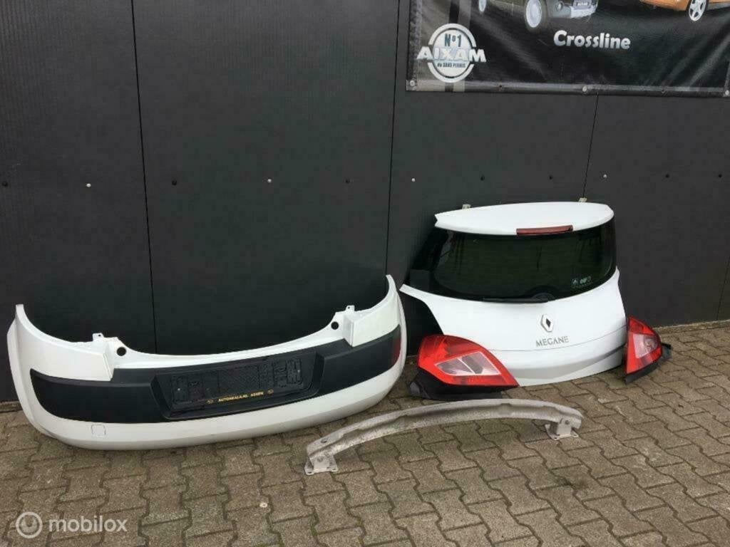 Renault Megane Hatchback Achterbumper Achterklep Achterlicht, Auto-onderdelen, Gebruikt, Achter, Bumper