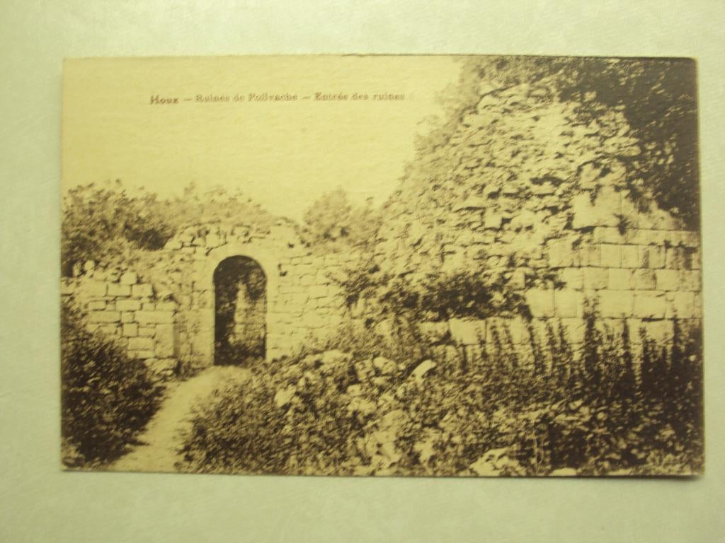 55596 - HOUX - RUINES DE POILVACHE - ENTREE DES RUINES, Envoi