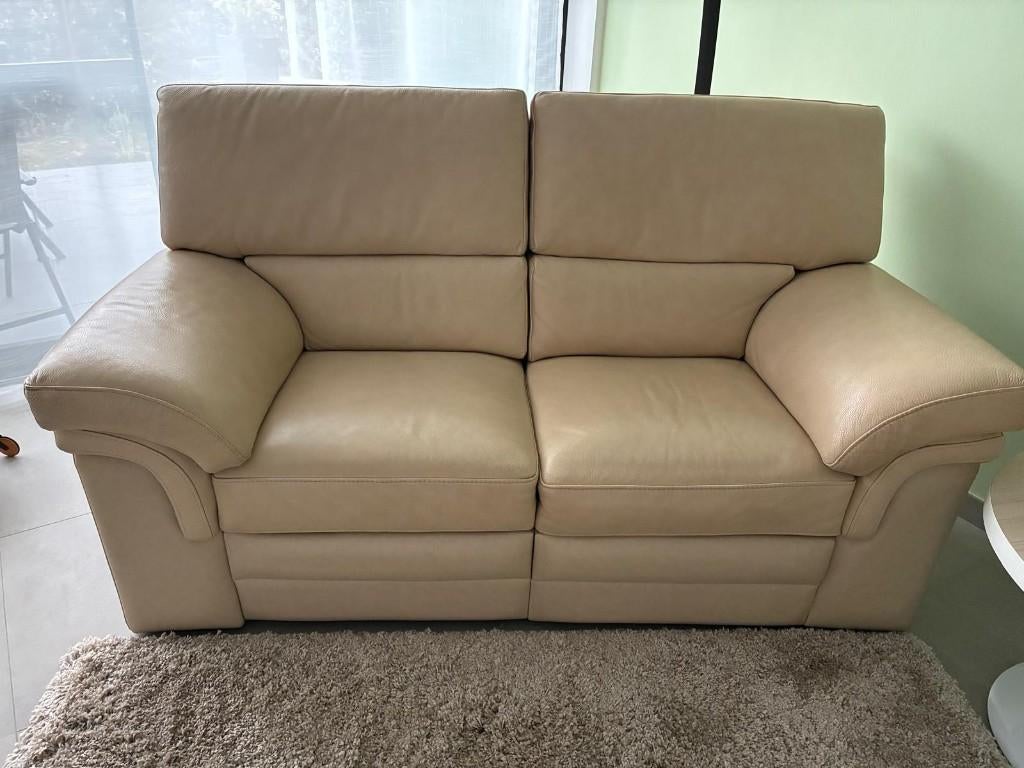 Tweepersoons relaxzetel, Ophalen, Gebruikt, 100 tot 125 cm, 150 tot 200 cm