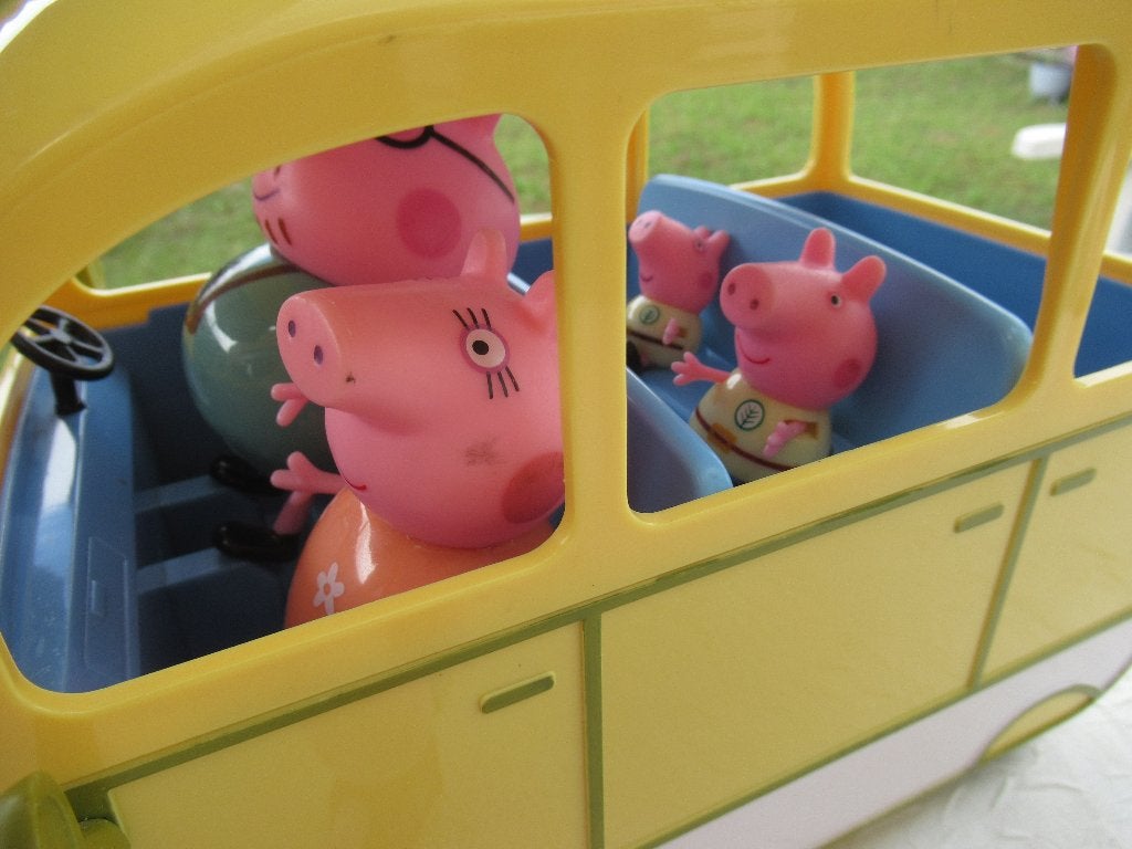 PEPPA PIG auto camper, Ophalen, Gebruikt