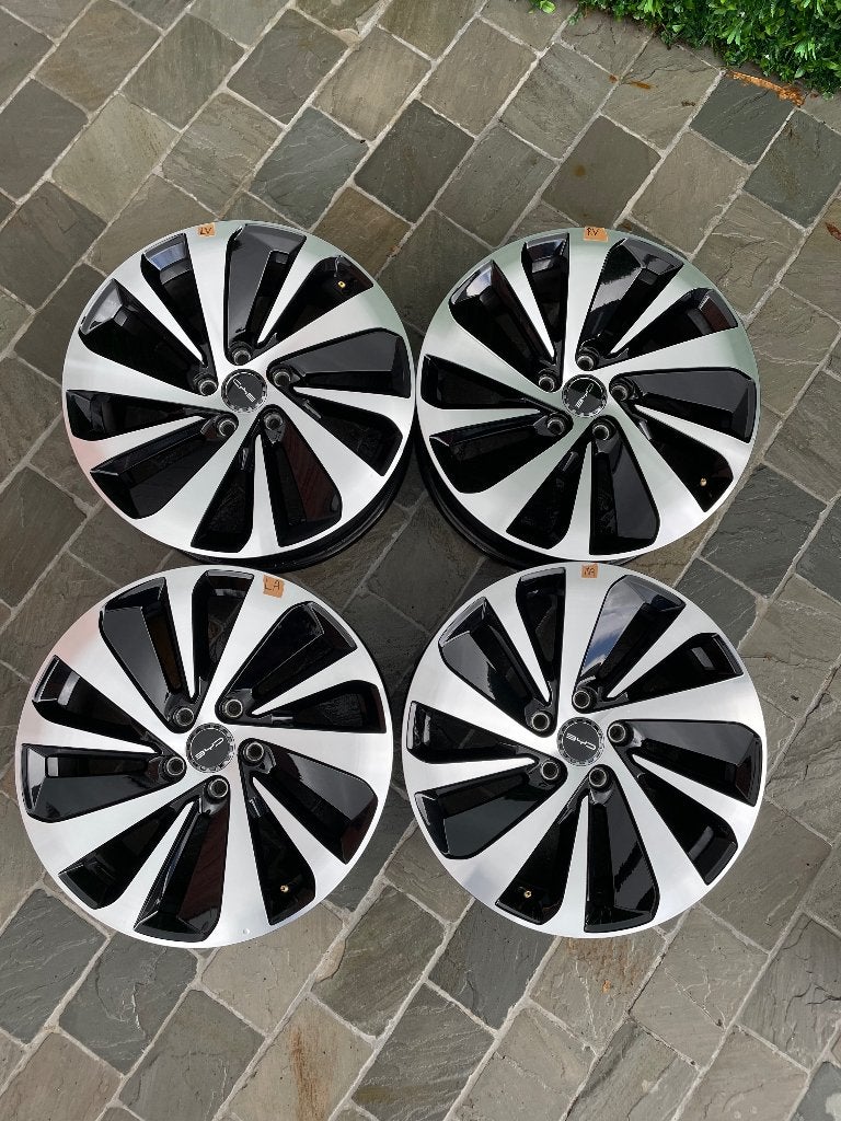 Originele BYD Seal U 19 inch velgen + TPMS – 4 stuks, Auto-onderdelen, Gebruikt, Velg(en), All Season, Ophalen