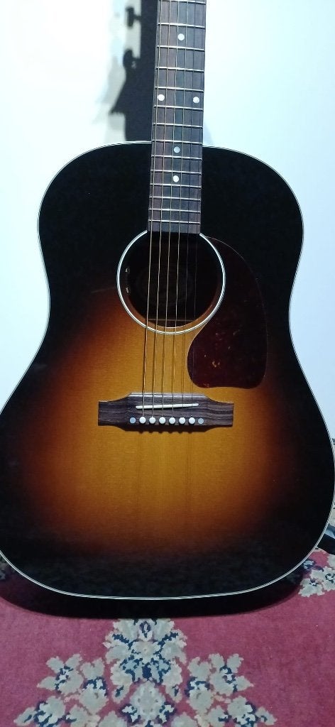 Gibson J45 Standard vintage sunburst 2021, Ophalen, Gebruikt, Western- of Steelstringgitaar