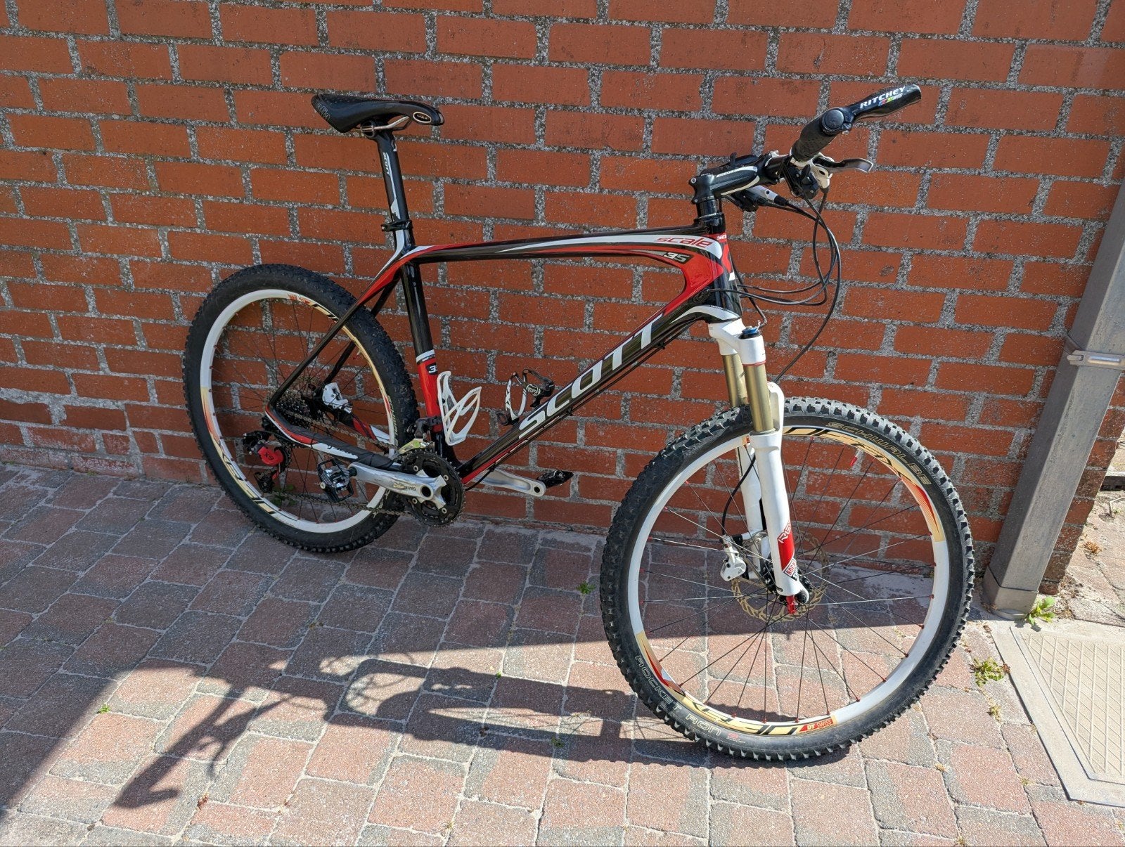 Mountainbike Scott Scale 35 carbon frame maat L - XL, Vélos & Vélomoteurs, Vélos | VTT & Mountainbikes, Utilisé, Hommes, Autres marques