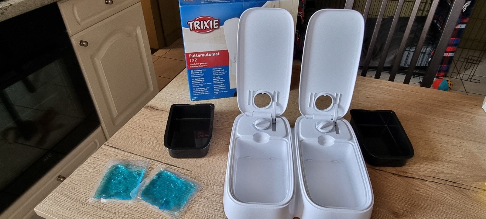 Trixie voederautomaat TX2, Ophalen of Verzenden, Automatisch, Zo goed als nieuw