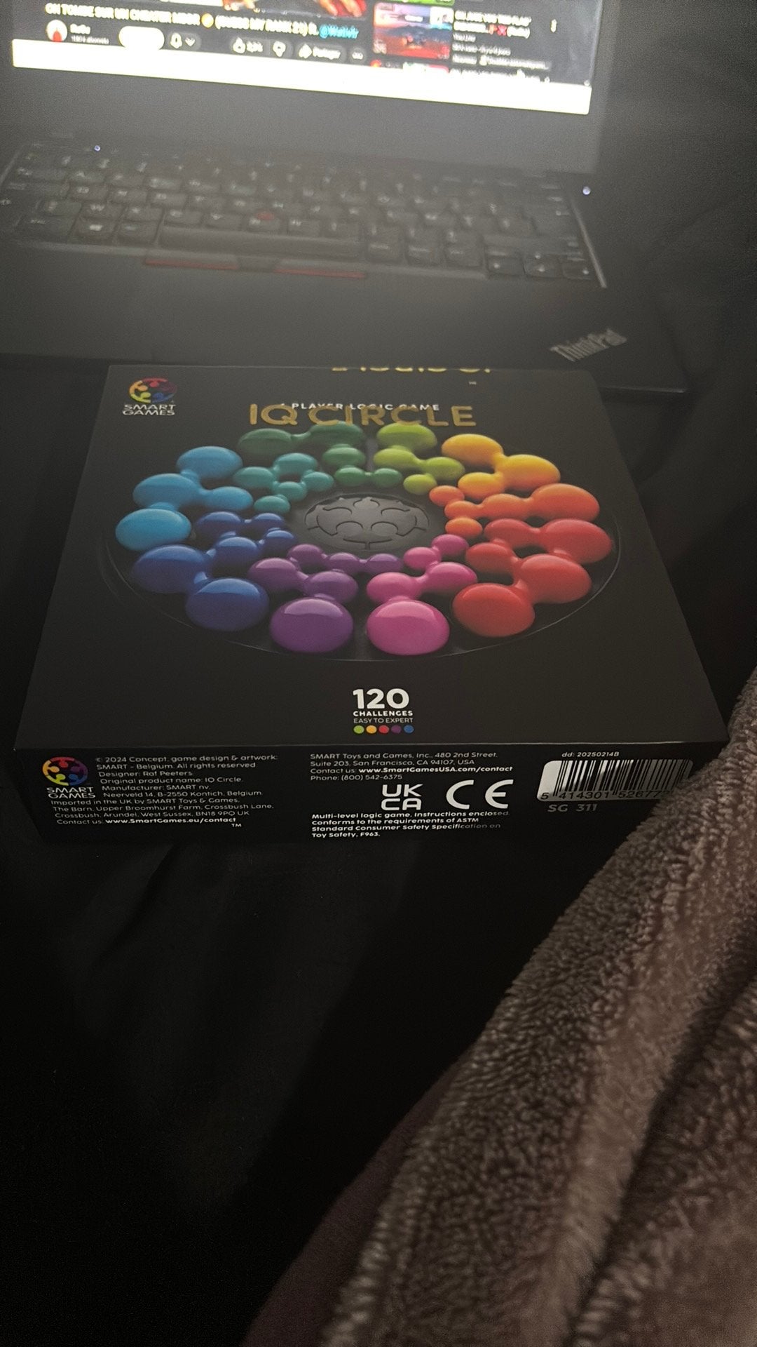 Jeu de société IQ Circle – 120 défis, Hobby en Vrije tijd, Gezelschapsspellen | Bordspellen, Nieuw, Een of twee spelers, Reisspel