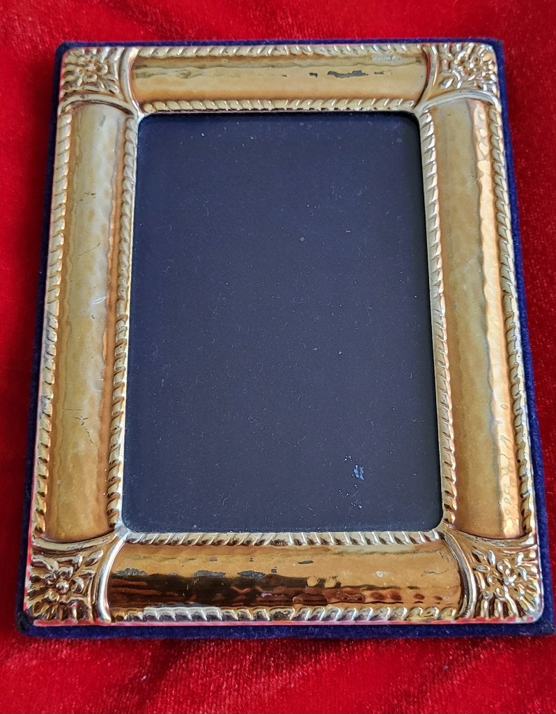 Vintage zilveren 925 fotolijst, Antiek en Kunst, Ophalen, Zilver