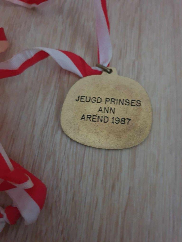 Carnaval Aalst Arend jeugdprinses Ann 1987, Ophalen of Verzenden