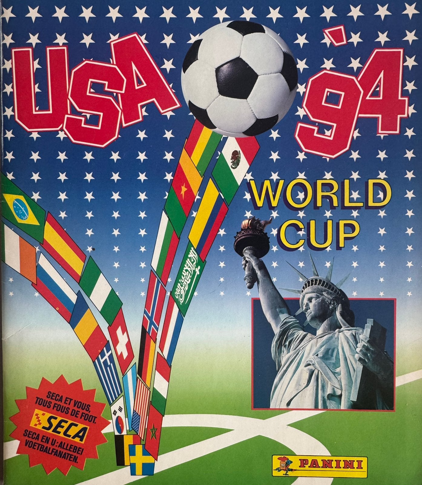 Panini USA ’94 – Compleet Album – Alle Originele Stickers, Ophalen, Gebruikt