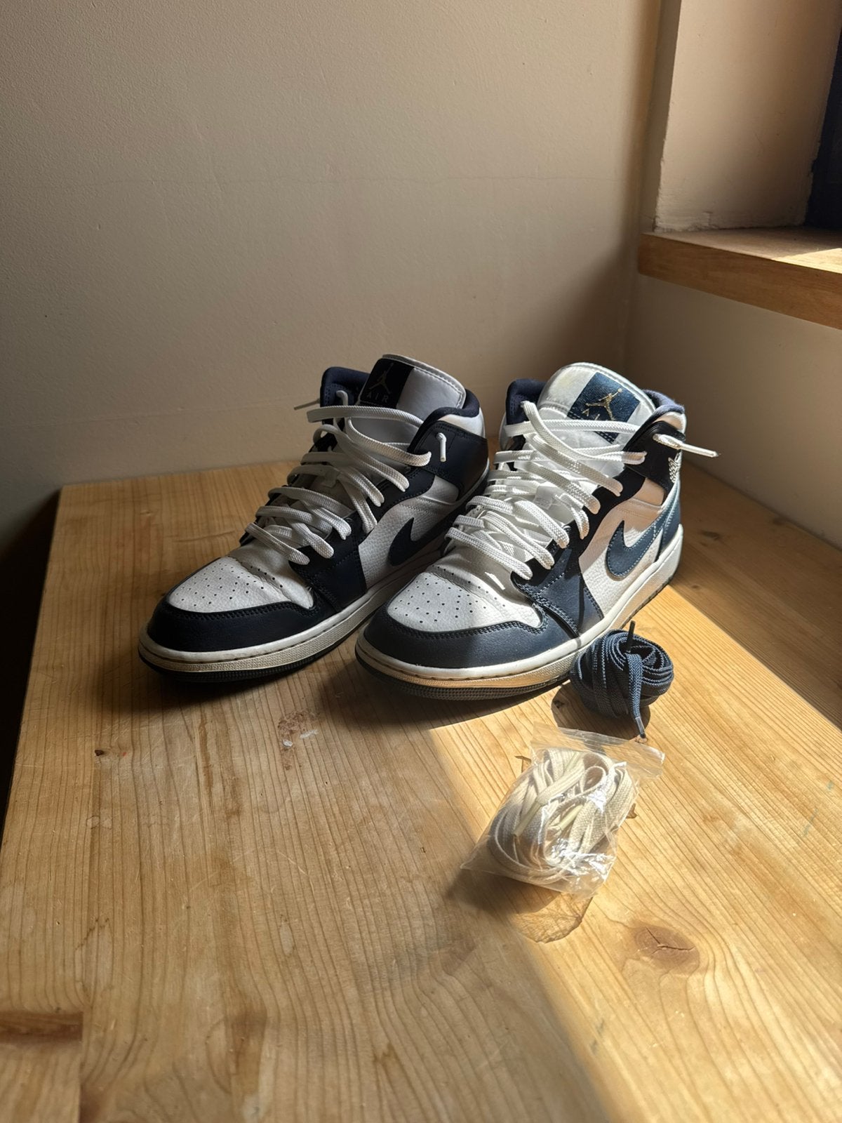 Air jordan 1, Ophalen, Gedragen