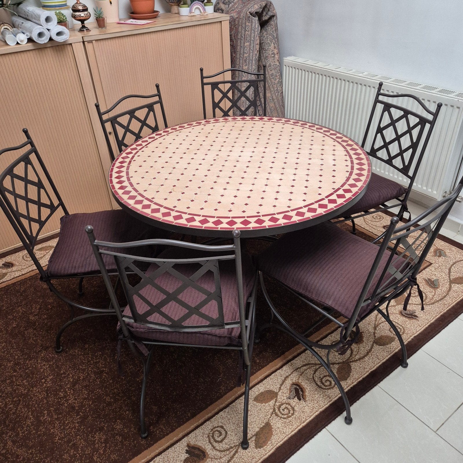 Tuintafel met 6 stoelen, Enlèvement