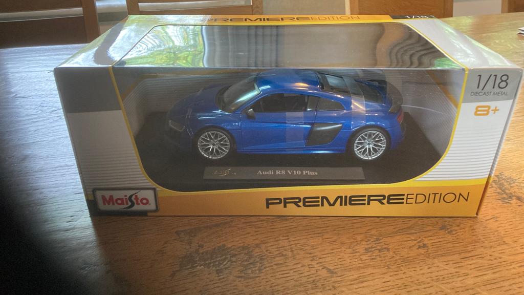 Nieuwe ongeopende modelauto Audi 1/18, Ophalen, Nieuw, Auto, Maisto