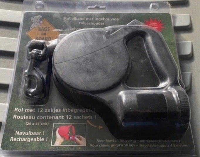 Hondenleiband (met ingebouwde zakjeshouder), Dieren en Toebehoren, Ophalen, Nieuw, Hondenriem