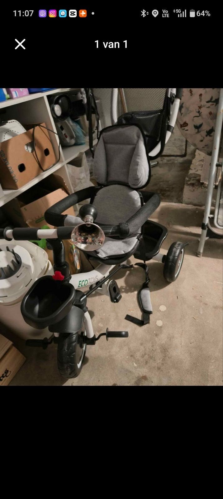 Kinderfiets, Ophalen
